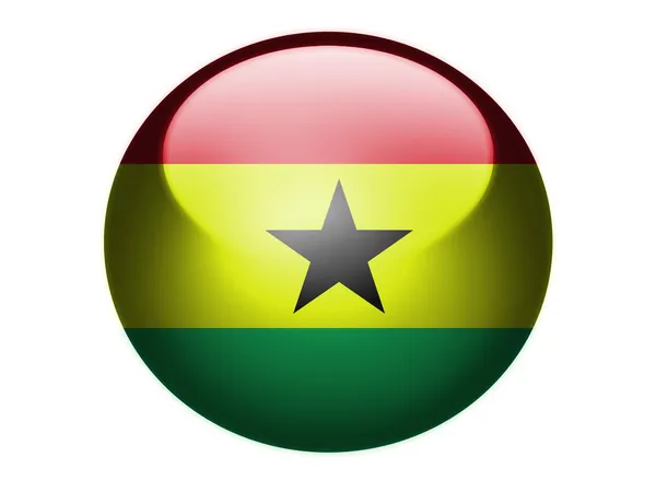 The Ghana flag — Stock Photo, Image