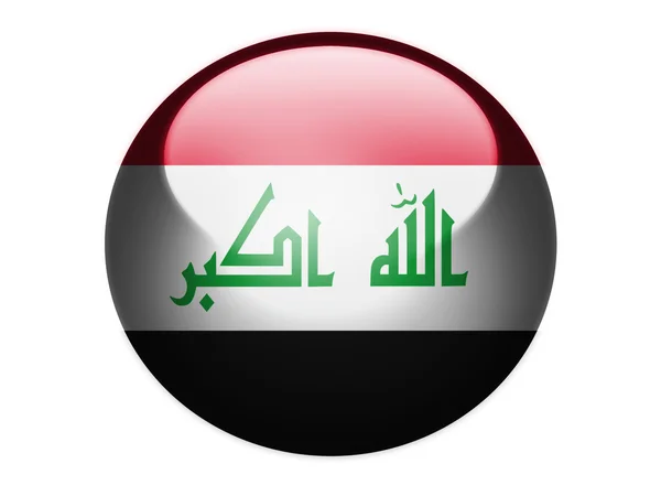 Irácká vlajka — Stock fotografie