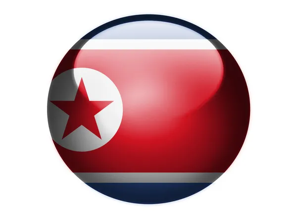 朝鲜国旗 — 图库照片