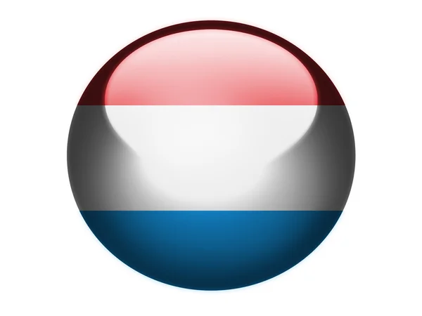 The Luxembourg flag — 图库照片