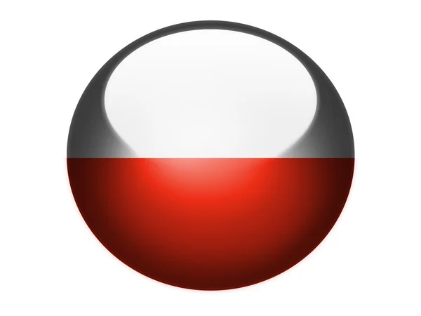 The Polish flag — Stock Photo, Image