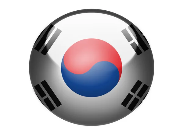 Sydkoreas flagga — Stockfoto