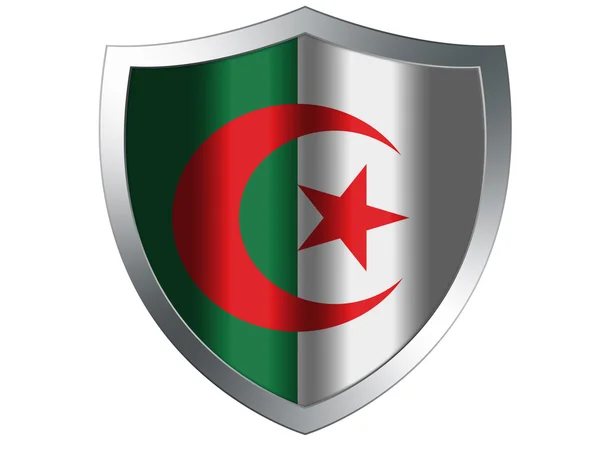 The Algerian flag — Stock Photo, Image