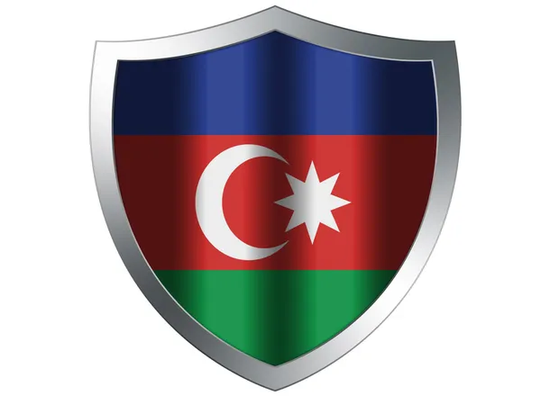 The Azerbaijani flag — Stock Photo, Image