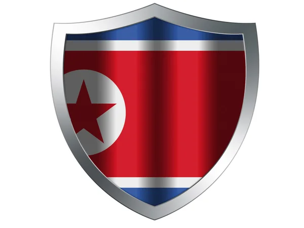 ธงเกาหลีเหนือ — ภาพถ่ายสต็อก