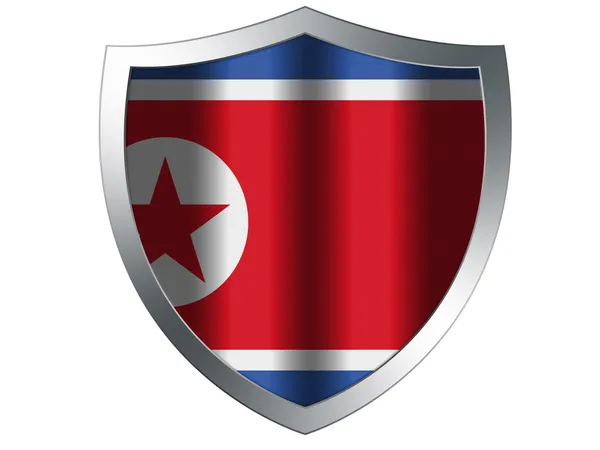 북한 국기 — 스톡 사진