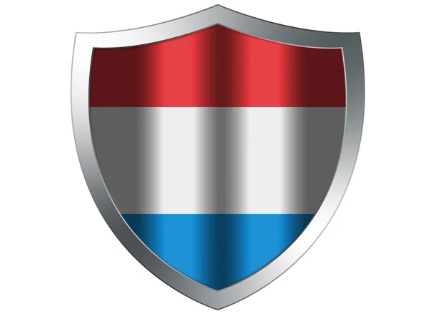 The Luxembourg flag — Stockfoto