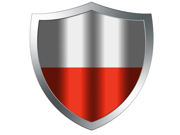 De Poolse vlag — Stockfoto