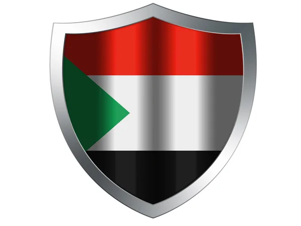 The Sudan flag — Stock Photo, Image