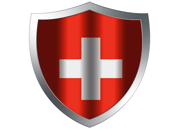 The Swiss flag — Stock Photo, Image