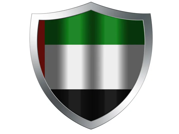 Flaga Zjednoczonych Emiratów Arabskich — Zdjęcie stockowe