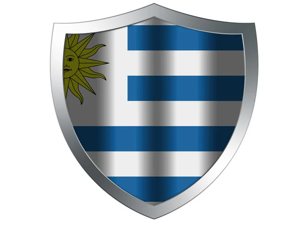 乌拉圭国旗 — 图库照片