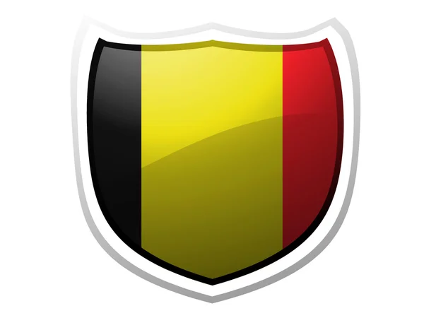 Under belgisk flagg — Stockfoto