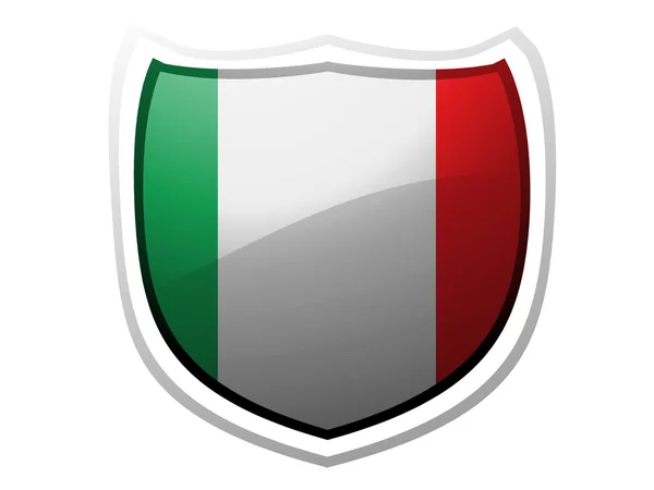 Italiensk flagg — Stockfoto