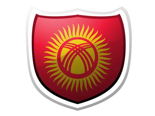 Kırgızistan bayrağı — Stok fotoğraf