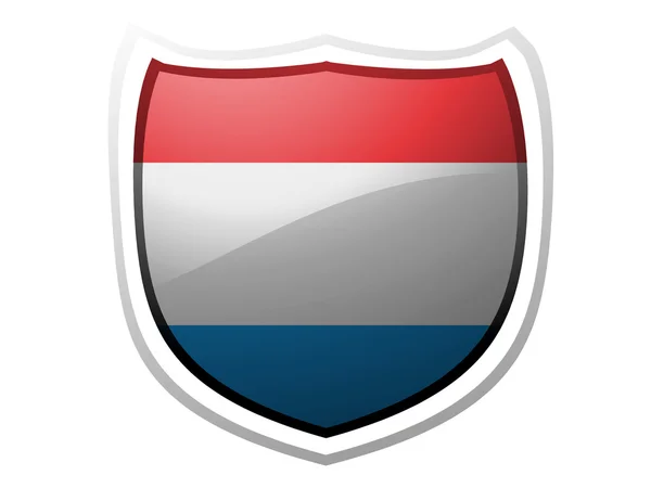 The Luxembourg flag — Stockfoto