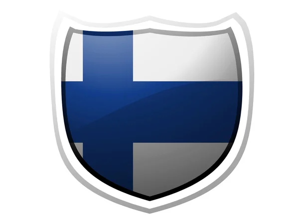 Η φινλανδική σημαία — Φωτογραφία Αρχείου