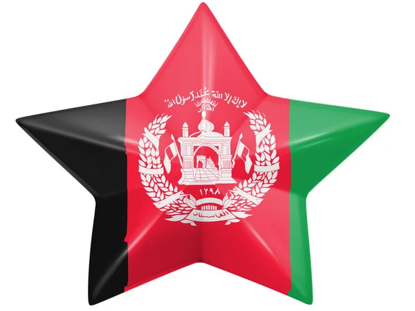 Afghanistan flag — Stock Photo, Image