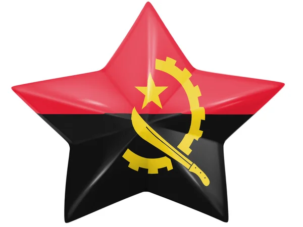 Angola zászló — Stock Fotó