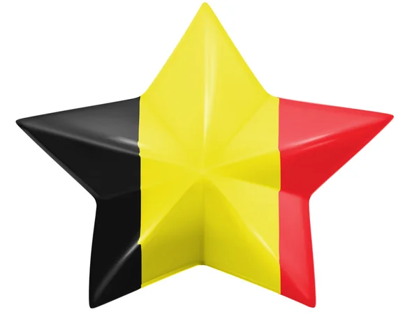 The Belgian flag — Stock Photo, Image