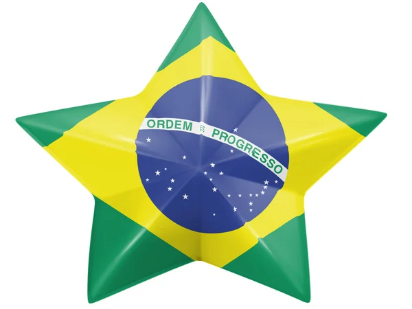 The Brazilian flag — Stock Photo, Image