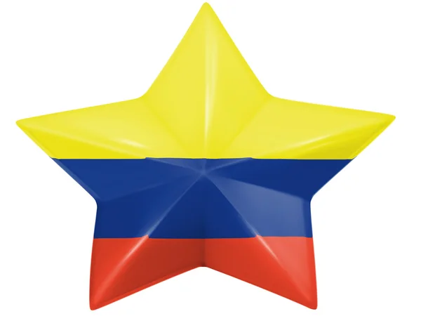 De Colombiaanse vlag — Stockfoto