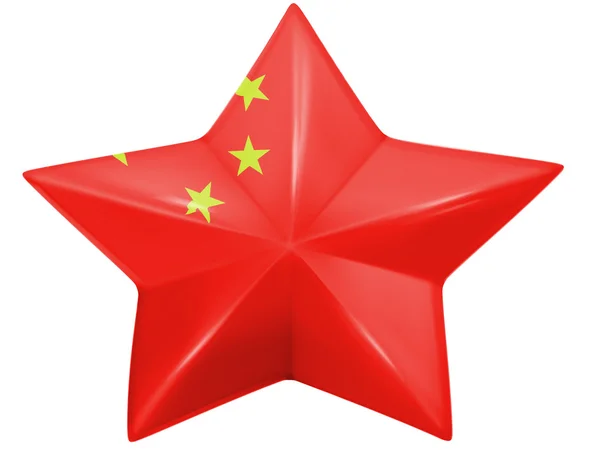 Chiński flaga — Zdjęcie stockowe
