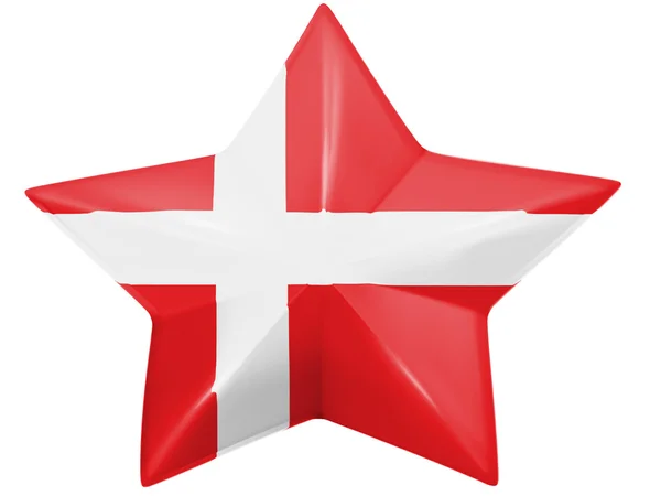 La bandera danesa —  Fotos de Stock