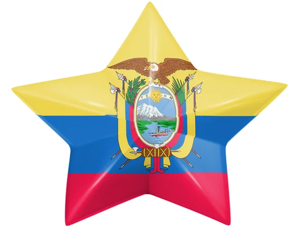 Ecuador-Flagge — Stockfoto