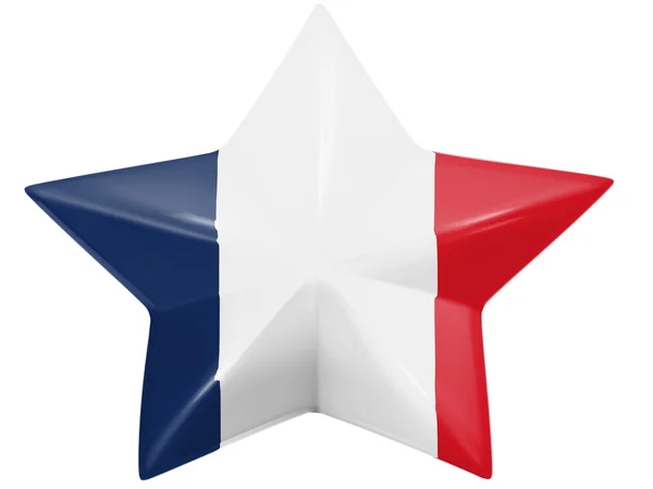 A francia zászló — Stock Fotó