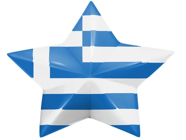 La bandiera greca — Foto Stock