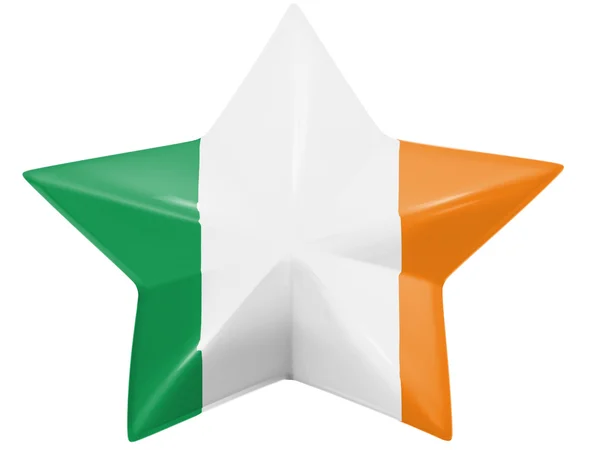 Le drapeau irlandais — Photo