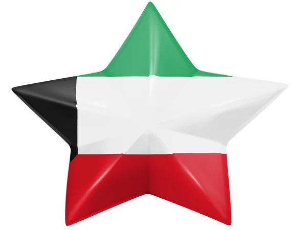 Bandeira do Kuwait — Fotografia de Stock