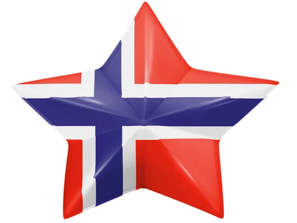 La bandera noruega —  Fotos de Stock