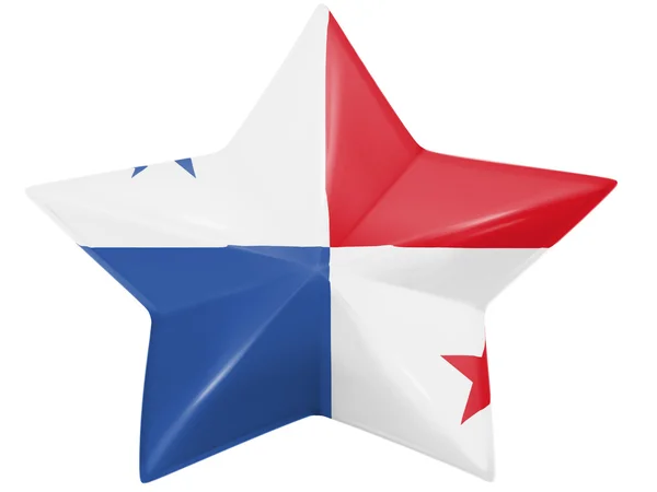 Panama flagg — Stockfoto