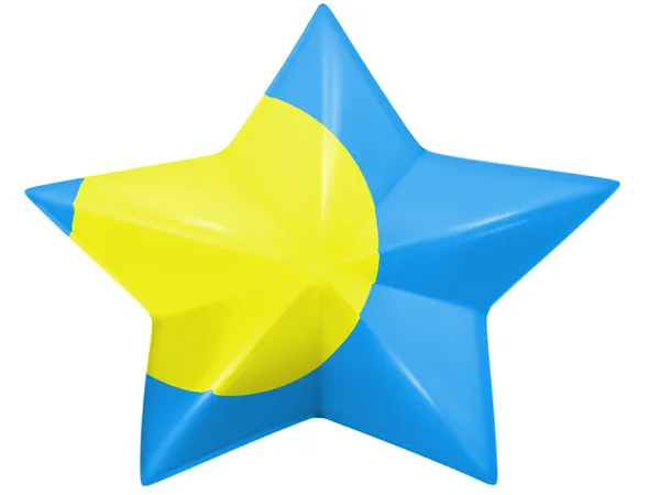 Palau flag — Stock Photo, Image