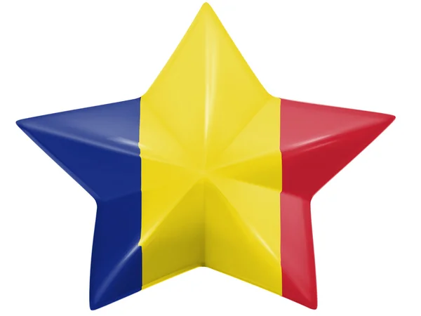 The Romania flag — Stock Photo, Image