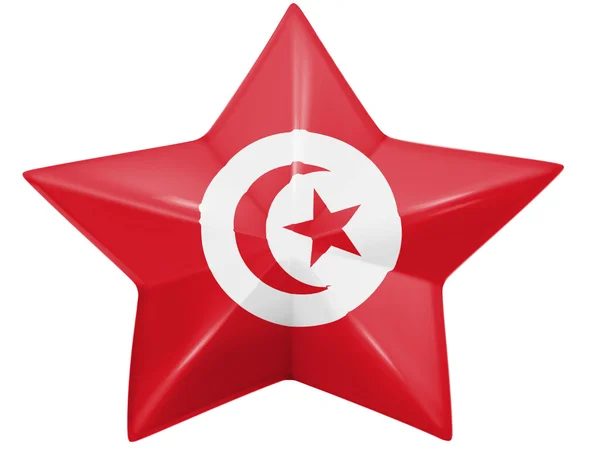 The Tunis flag — Stock Photo, Image