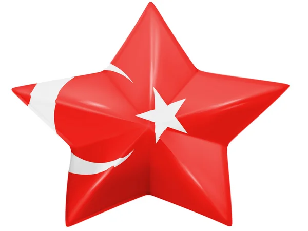 The Turkish flag — Stock Photo, Image