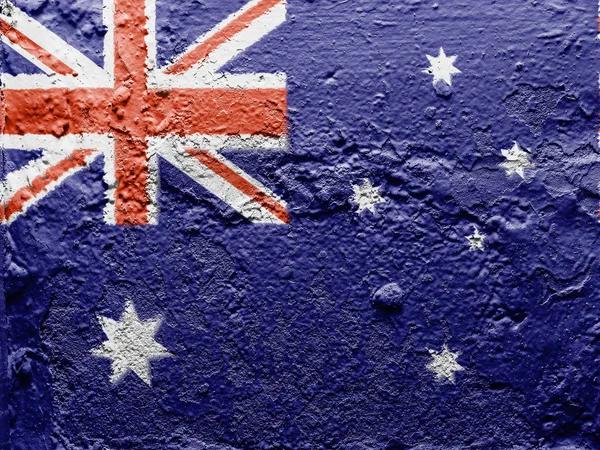 Det australske flagget – stockfoto