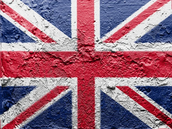 De Britse vlag — Stockfoto