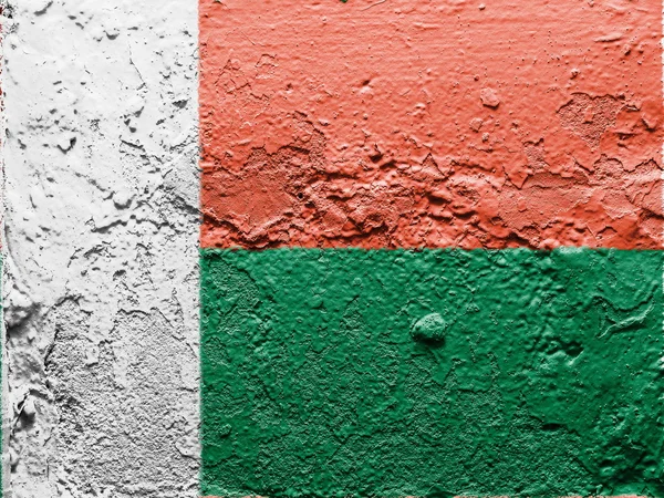 La bandiera del Madagascar — Foto Stock