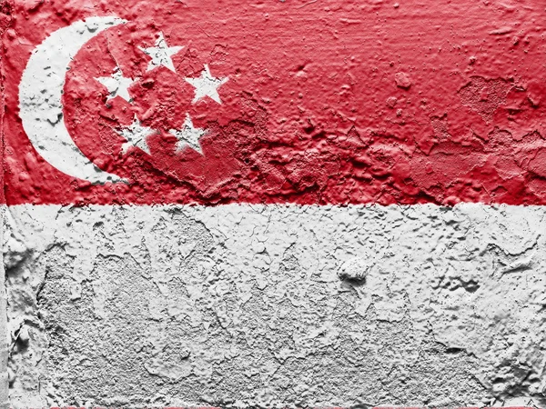 新加坡国旗 — Φωτογραφία Αρχείου