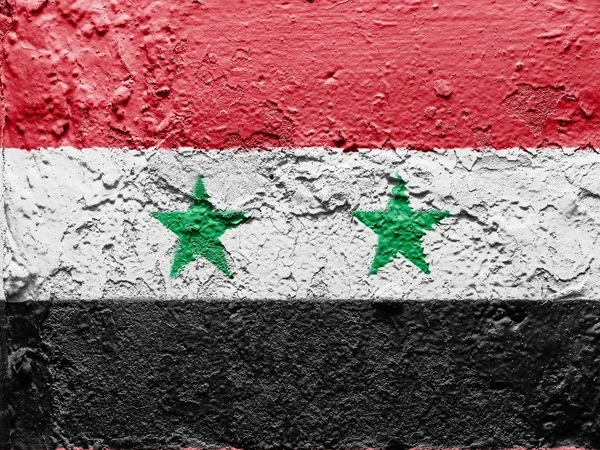 De vlag van Syrië — Stockfoto