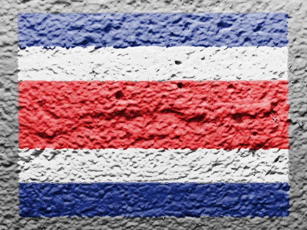 La bandera de Costa Rica — Foto de Stock