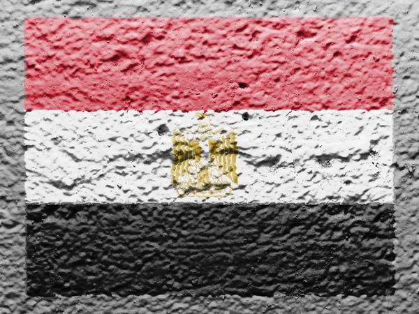 De Egyptische vlag — Stockfoto