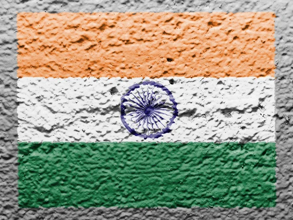 Die indische Flagge — Stockfoto