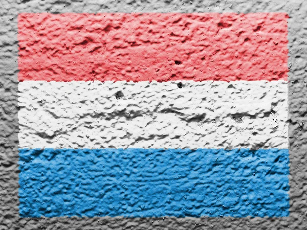 De vlag van Luxemburg — Stockfoto