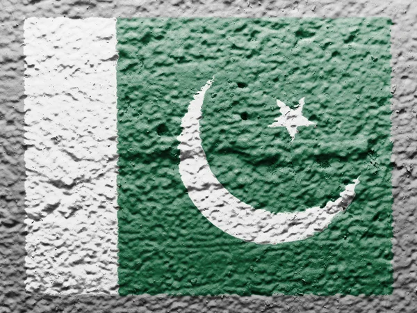 Die pakistanische Flagge — Stockfoto