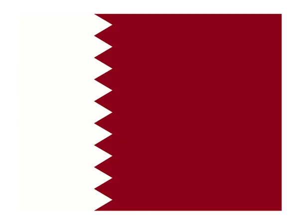 La bandera de Qatar —  Fotos de Stock